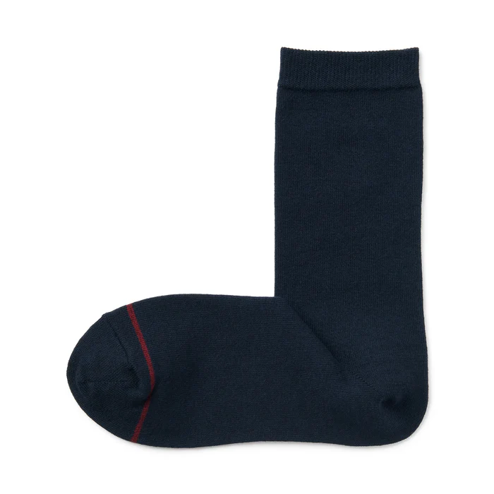Right Angle Warm Cotton Blend Crew Socks